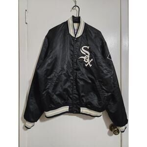 Vintage Chicago White Sox Starter Satin Jacket X-Large Diamond Collection MLB